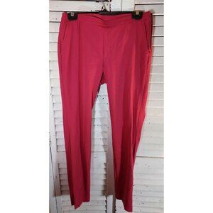 Dalia Collection Modern Fit - Pink Cotton Stretch Dress  Ankle Pants - Size 4